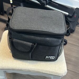 Kato Gray Insulated Lunch Bag